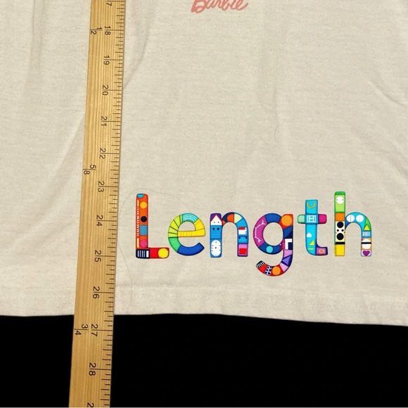 Barbie white T-shirt size medium pink lettering
L/51 - Picture 3 of 5